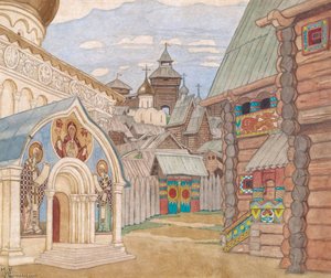 Russian Village — Ivan Yakovlevich Bilibin