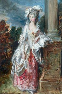 The Honourable Mrs Thomas Graham (after Thomas Gainsborough) — Daniel Maclise