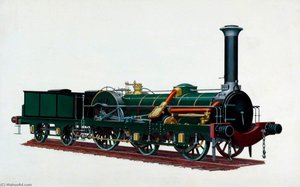 Northern Railway of France 4–2–0 Locomotive No.122