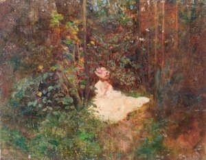 Woman In A Glade — Benjamin Haughton