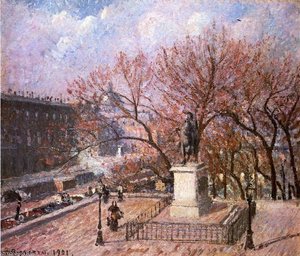 The Pont-neuf And The Statue Of Henri Iv. — Camille Pissarro, Impressionism