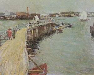 The Jetty — Willard Leroy Metcalf