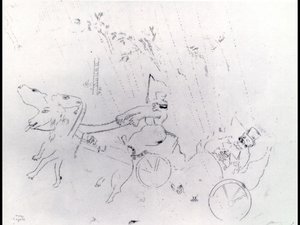 Auf Dem Weg Nach Sobakevich — Marc Chagall