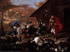 In Front Of Noah's Ark — Giovanni Benedetto Castiglione