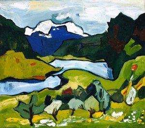 Mountain Stream — William H. Johnson, Expressionism