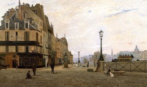 Le Pont Neuf Et Le Quai Des Orfèvres, Paris — Ипполит Камилл Дельпи
