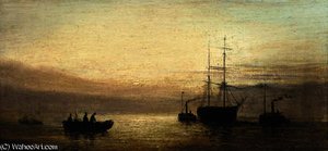 Offshore At Dusk — Adolphus Knell