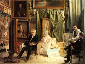 The artist's studio