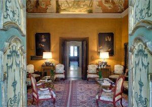 Casino Aurora, Rome. Ground Floor. Landscape Room, General View — Domenichino