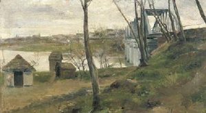 Paisaje Con Casas — Ramon Casas I Carbó