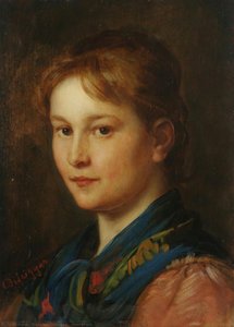 Head Of Girl — Franz Von Defregger