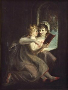 Milton When A Boy Instructed By His Mother — Johann Heinrich Füssli