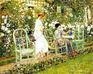 Lilies — Frederick Carl Frieseke, Luminism