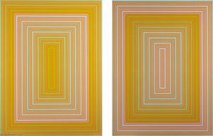 Dawn Cool Rectangle Dawn Warm Rectangle — Richard Anuszkiewicz