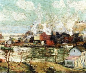 Spuyten Duyvil Creek — Ernest Lawson