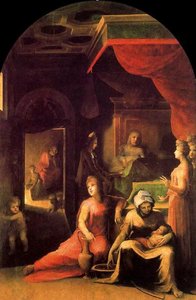 The Nativity Of The Virgen — Domenico Di Pace Beccafumi