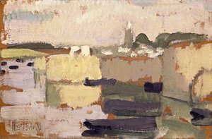 Village At The Water's Edge — Roger De La Fresnaye