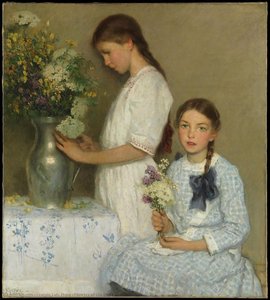 Flowers Of The Field — Francis Luis Mora