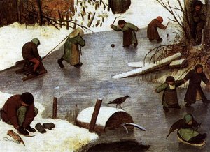 The Census At Bethlehem (detail) — Pieter Bruegel The Elder