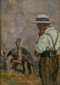 Darwin Meeting Tortoises — Victor Eustaphieff