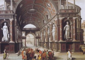 Paulus Und Barnabas In Lystra — Hans Vredeman De Vries