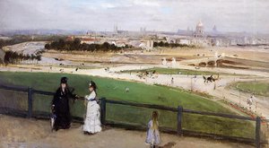 View Of Paris From The Trocadero Heights — Berthe Morisot