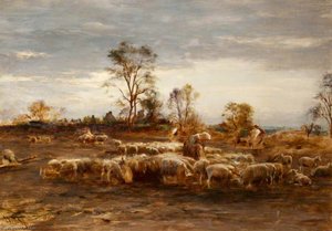 Tending The Flock — William Darling Mckay