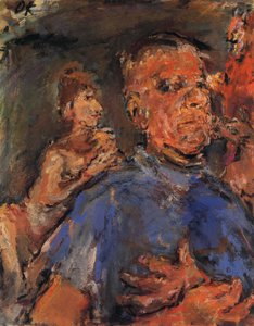 Autoportrait, Self-portrait, Huile Sur Toile, — Oskar Kokoschka, Expressionism