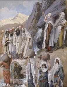 Moses Strikes The Rock — Jacques Joseph Tissot