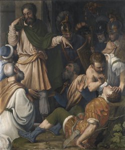The blinding of Zaleucus and his Son