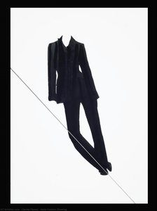 Alaïa Fashion Drawing — Claude Parent, Oblique Architecture