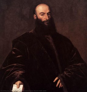 Portrait Of Jacopo (giacomo) Dolfin (detail) — Titian, Venetian Renaissance