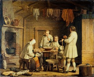 People From Mora In Dalecarlia — Pehr Hilleström