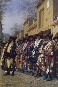 Chorus Of Dervishes, Begging. Tashkent — Vasily Vasilevich Vereshchagin