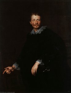 Portrait Of A Genoese Nobleman — Sir Anthony Van Dyck, Baroque Period