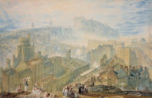 Edinburgh From Calton Hill — J.m.w. Turner, Romanticism