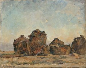 Haystacks In The Evening — Pyotr Konchalovsky