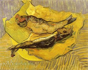 Naturaleza Muerta: Inflados Sobre Un Papel Amarillo — Vincent Willem Van Gogh, Post-impressionism