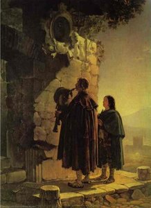 Pifferary In Front Of Madonna — Karl Pavlovich Bryullov