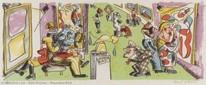 Wounded Bird — Red Grooms