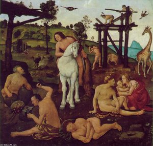 Vulcan And Aeolus — Piero Di Cosimo (piero Di Lorenzo), Renaissance