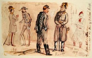 King Vittorio Emanuele Ii Meeting Joseph Radetsky Von Radetz At Vignale — Adam Albrecht