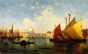 Venice (also Known As Morning Scene On The Guidecca, Mouth Of The Grand Canal) — Christopher Pearse Cranch