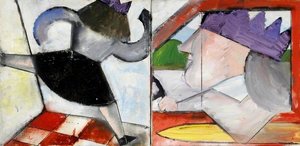 When Not Driving Fast Cars Queenie Loved To Dance — Jock Mcfadyen