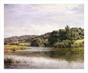 Afternoon On The Thames — R.a Benjamin Williams Leader