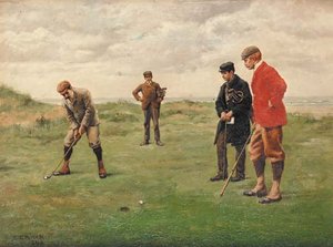 The Putt — Charles Edmund Brock