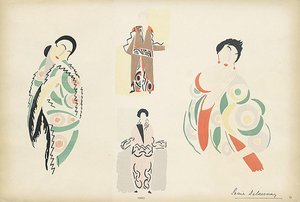 Fashion Illustration — Sonia Delaunay (sarah Ilinitchna Stern)
