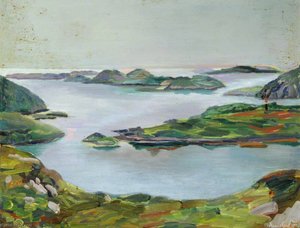 Eilean Na Bearachd Island And Eilean Na Rainich, Near Scourie, Scotland — Francis Ferdinand Maurice Cook