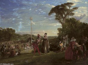 May Day In The Reign Of Queen Elizabeth — Charles Robert Leslie