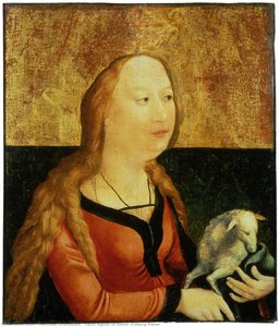 Saint Agnes Of Rome (coburg Panel) — Matthias Grünewald, Northern Renaissance